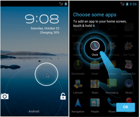 CyanogenMod 9 ve la luz en forma de alfa para el Nexus S