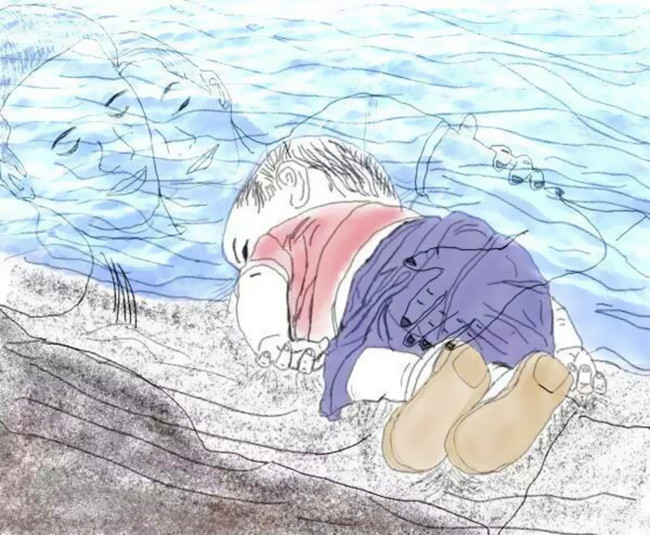 Syrian Boy Drowned Mediterranean Tragedy Artists Respond Aylan Kurdi 15 700