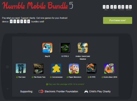 Tres nuevos juegos se añaden al quinto Humble Mobile Bundle