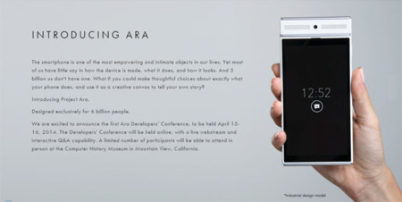 Project Ara tendrá su primera conferencia para desarrolladores el 15 y 16 de abril. Nuevas imágenes
