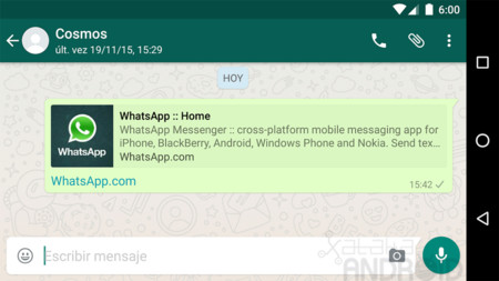 WhatsApp para Android añade a todo el mundo la vista previa de enlaces, mensajes destacados y más