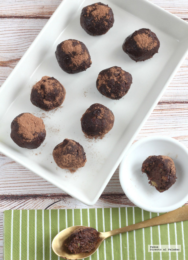 Trufas de aguacate