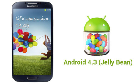 Samsung Galaxy S4 comienza a recibir oficialmente Android 4.3 (Jelly Bean)