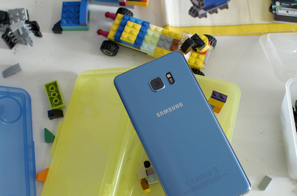 Galaxy Note 7 Trasera Azul