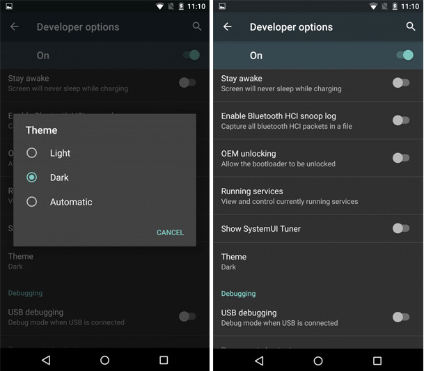 Android M Dark