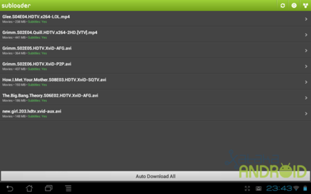 Subloader pone subtítulos a tus series en Android