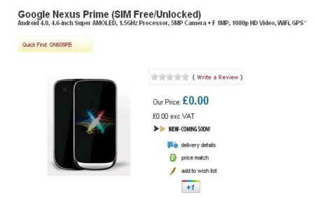 Especulando con Google Nexus Prime, ¿está cada día más cerca?