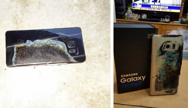 Note 7 explotados
