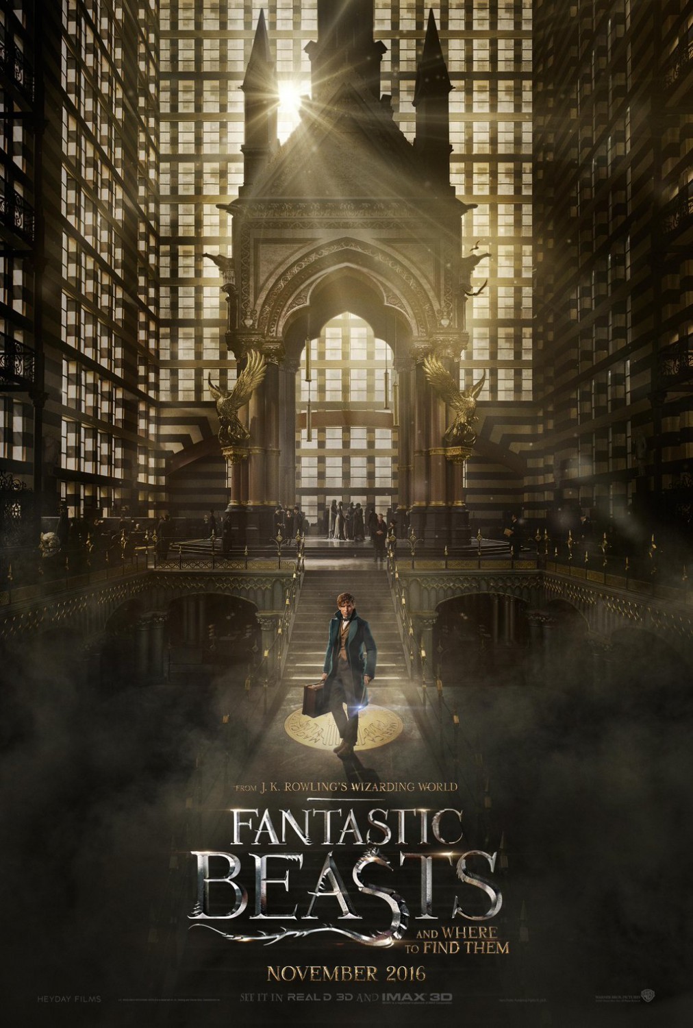 Cartel de Animales Fantásticos y Dónde Encontrarlos (Fantastic Beasts And Where To Find Them)