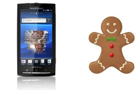 Xperia X10 empieza a recibir Gingerbread
