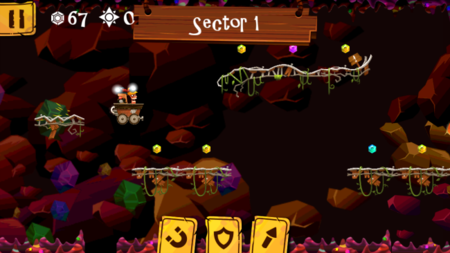 Cave Coaster, un bien cuidado runner infinito que pondrá a prueba nuestros reflejos