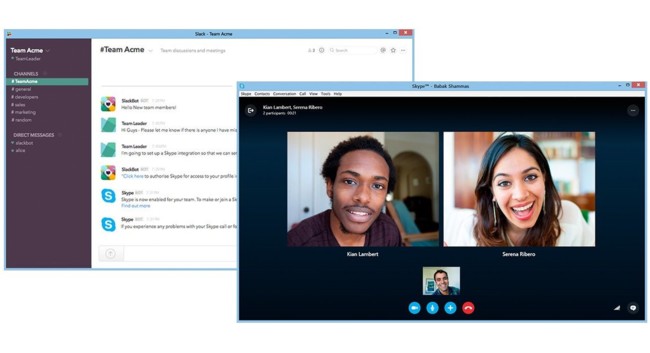 Skype y Slack