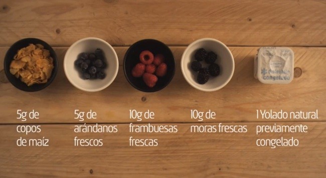 ingredientes yolado del bosque