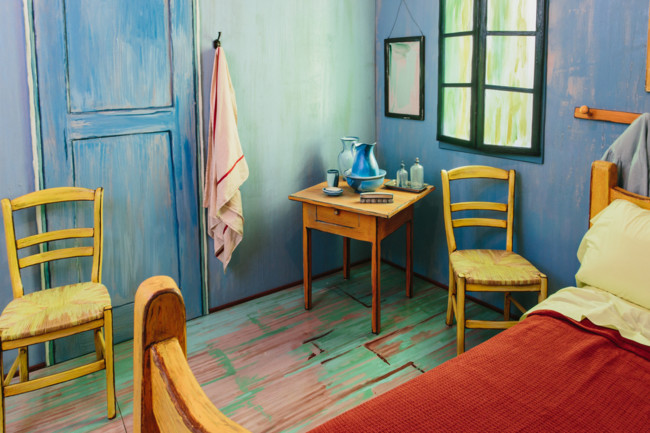 La habitación en Arlés de Van Gogh