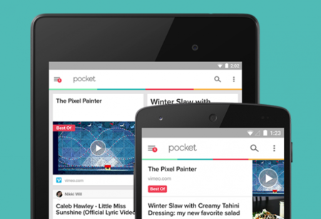 Pocket 5.7 para Android se rediseña con Material Design