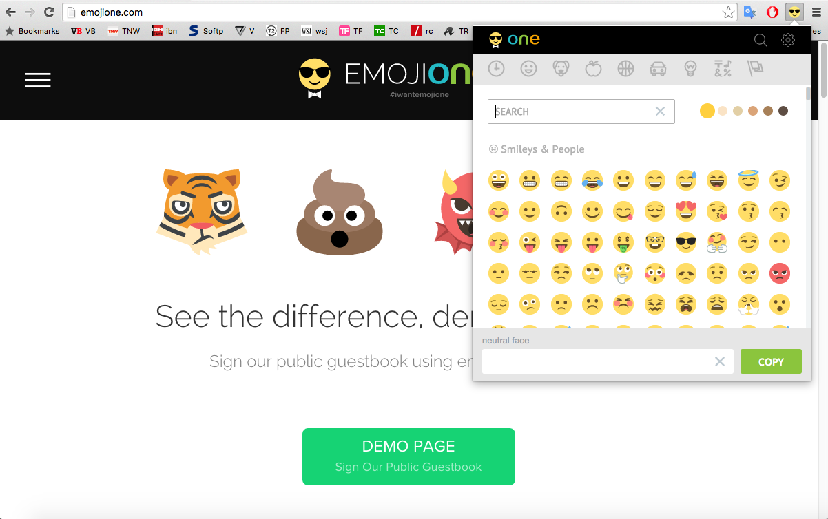 Emoji One, la extensión de Chrome que te permite añadir emoticonos a