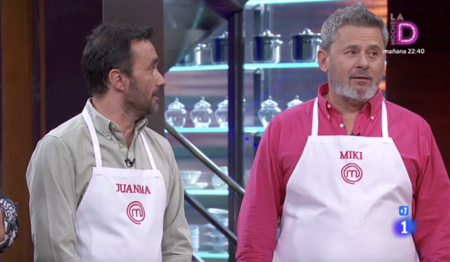Juanma Castaño y Miki Nadal, los primeros en ganarse un puesto en la final de 'Masterchef Celebrity 6'