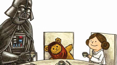 Darth Vader Y Su Princesita Destacada