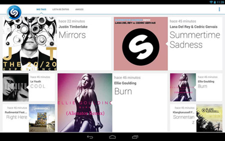 Shazam para Android se rediseña completamente