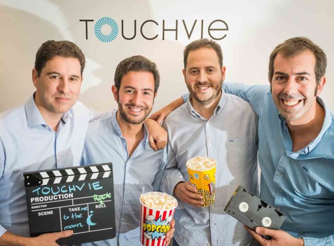 De Iz A Dcha Jose Luis Florez, David Gonzalez, Carlos Echalecu y Guillermo Encina