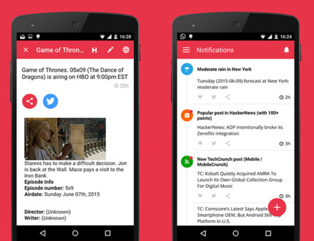 Hooks, una aplicación hecha en España, y su sistema de notificaciones llega a Android