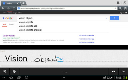 MyScript Stylus, un teclado de escritura manual para Android