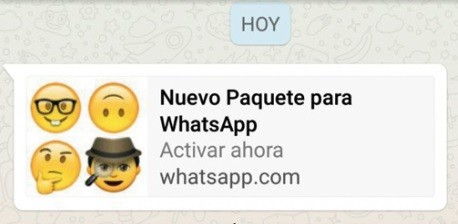 Nuevo Paquete para WhatsApp