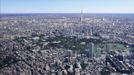 La imagen de la semana: Sobrevuela Tokio y más ciudades japonesas con las imágenes 3D de Google Earth