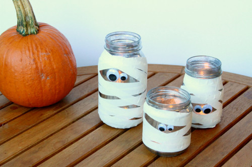 Warm Washi Mummy Lanterns Diy