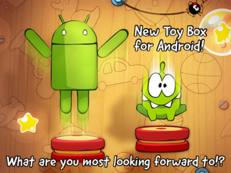 Cut the Rope recibe Toy Box con 25 nuevos niveles