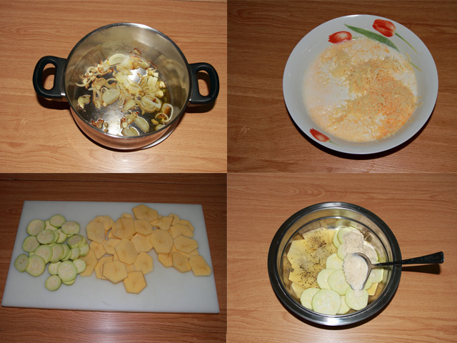 Paso a paso de patatas gratinadas con queso emmental sin lactosa