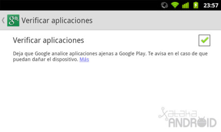 Google añade la verificación de aplicaciones contra el malware a partir de Android 2.2