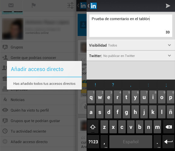 Análisis Aplicación LinkedIn Android e iOS