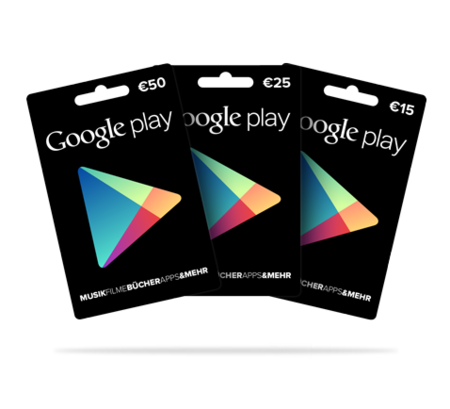 Las tarjetas regalo de Google Play ya a la venta en España