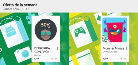Oferta de la semana en Google Play: Retrorika Icon Pack y Monster Mingle a 0,10 €
