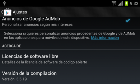Google Play se actualiza a la versión 3.5.19
