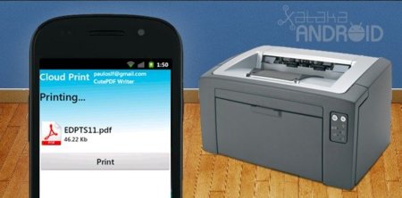 Imprime cualquier cosa desde tu Android usando Google Cloud Print