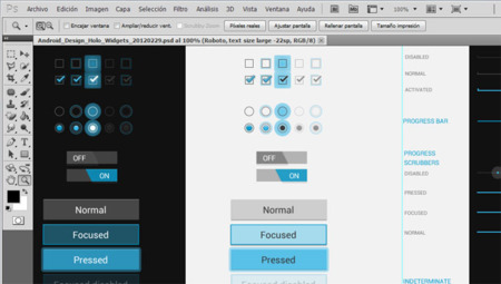 Google publica las plantillas de diseño de Android 4.0 (Ice Cream Sandwich)