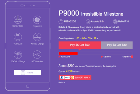 Elephone quiere que por 200 dólares tengas un smartphone muy competitivo: así es el P9000