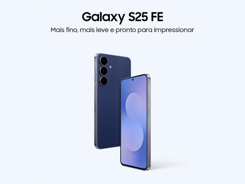 Novo ano, novo smartphone! Garanta seu Galaxy S25 FE com 45% de desconto na Amazon