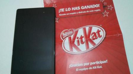 La imagen de la semana: Los Nexus 7 de la promoción de KitKat empiezan a llegar