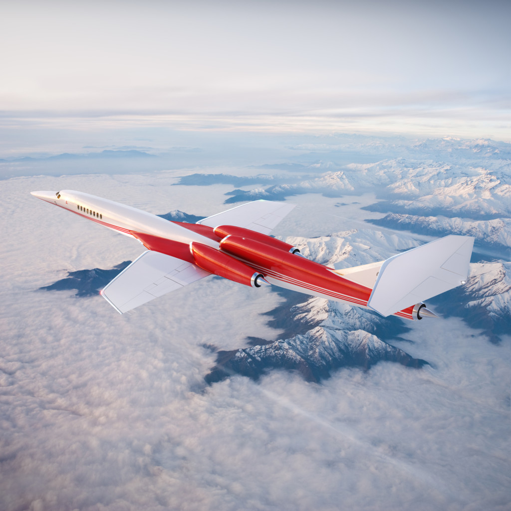 Aerion As2 In Flight Mountains Hr