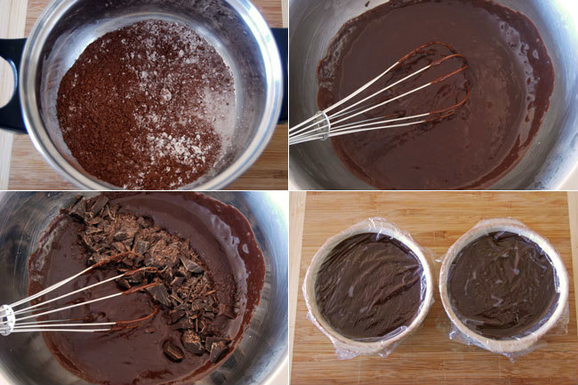 Receta de natillas de chocolate sin lactosa. Pasos