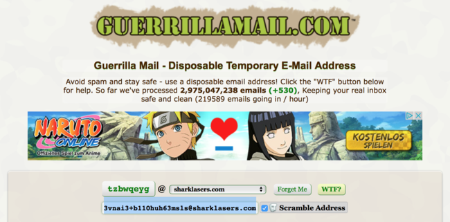 Guerrilla Email