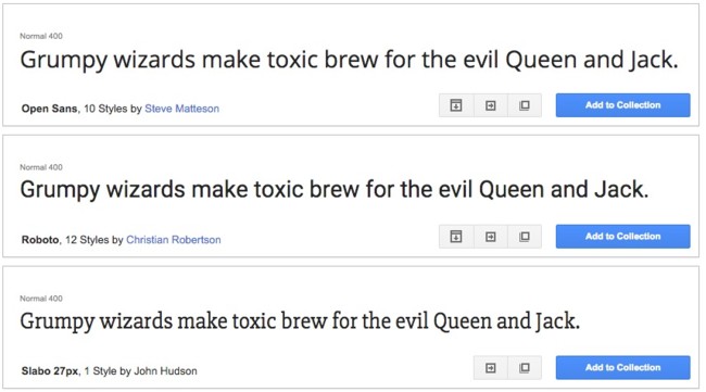 Google Fonts