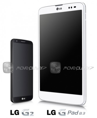 LG G Pad 8.3 aparece en su primera imagen de prensa filtrada: un LG G2 a lo bestia