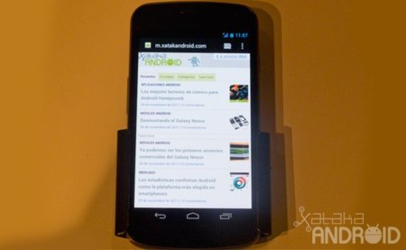 Samsung y Vodafone presentan el Galaxy Nexus en España, primera toma de contacto