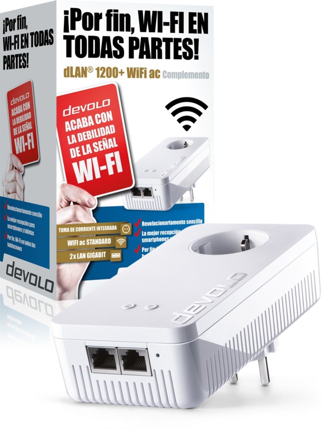 Dlan 1200 Wifi Ac Packshot Single Adapter Xl