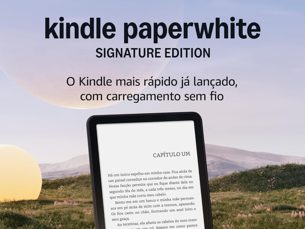 Desconto imperdível: Kindle Paperwhite Signature Edition 32 GB fica 20% mais barato na Amazon