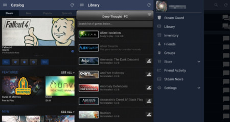 Steam se actualiza en Android con pinceladas de Material Design y mejoras de rendimiento